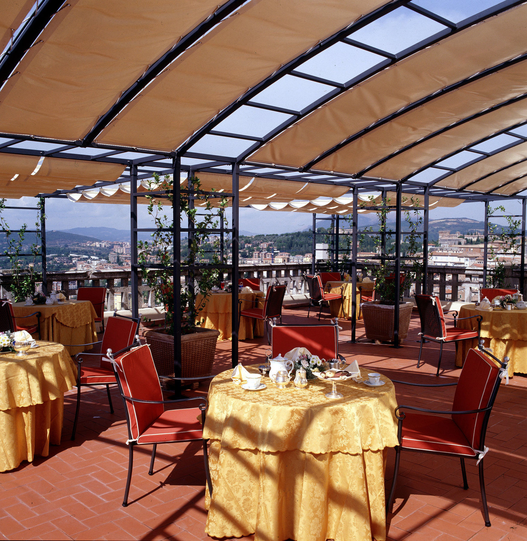 Sina Brufani Hotel Perugia Restaurante foto